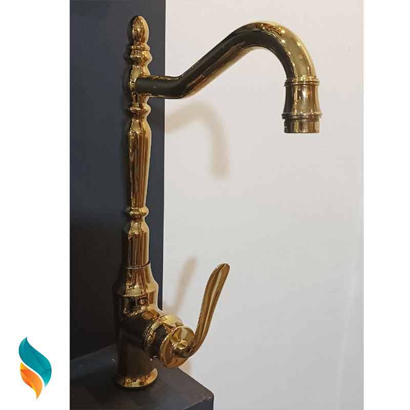 شیر ظرفشویی اندیکا مدل بامبو طلایی