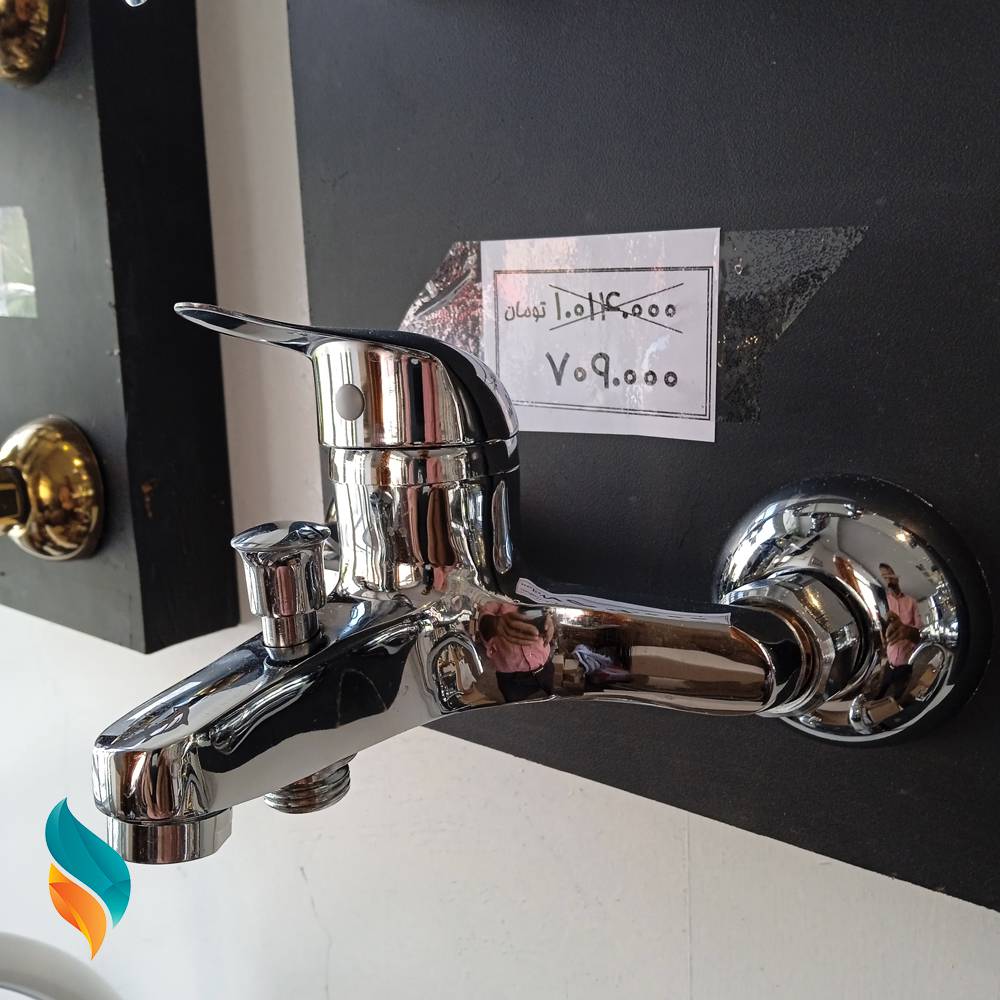 ست شیرآلات 9 عددی اندیکا مدل اردکی کروم با علم استیل