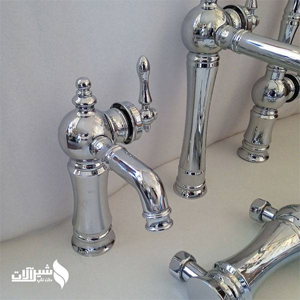 روشویی مدل بیزانس رنگ کروم