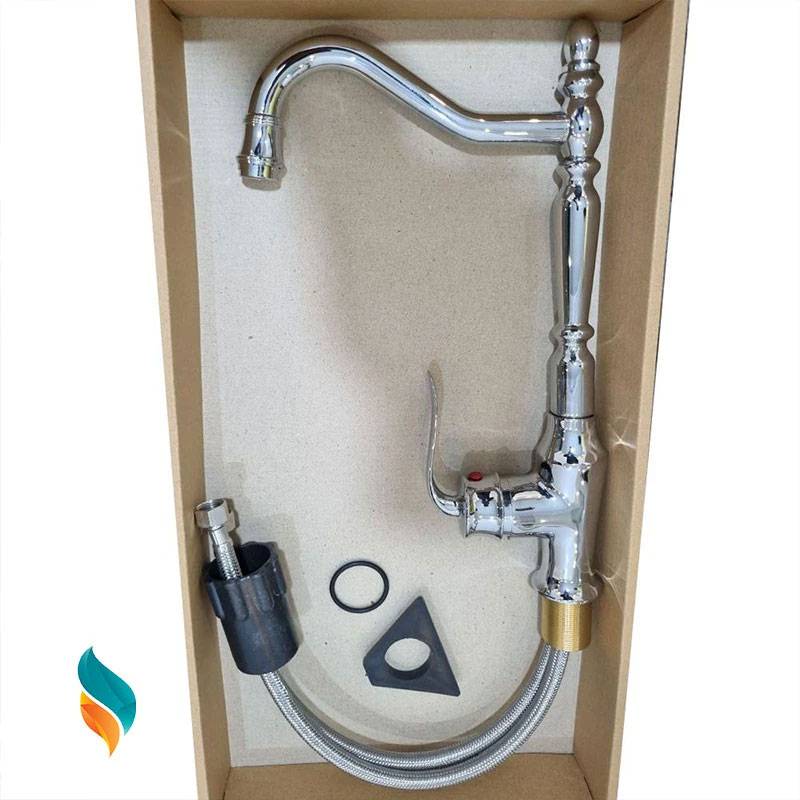 شیر ظرفشویی مدل بامبو رنگ کروم