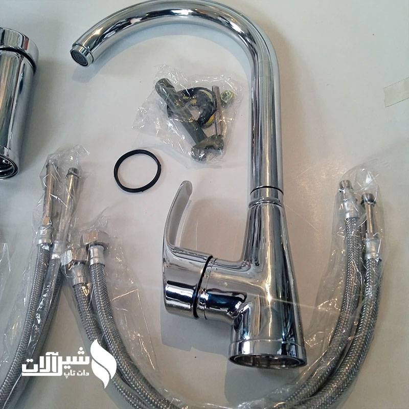 شیر ظرفشویی مدل پریا رنگ کروم