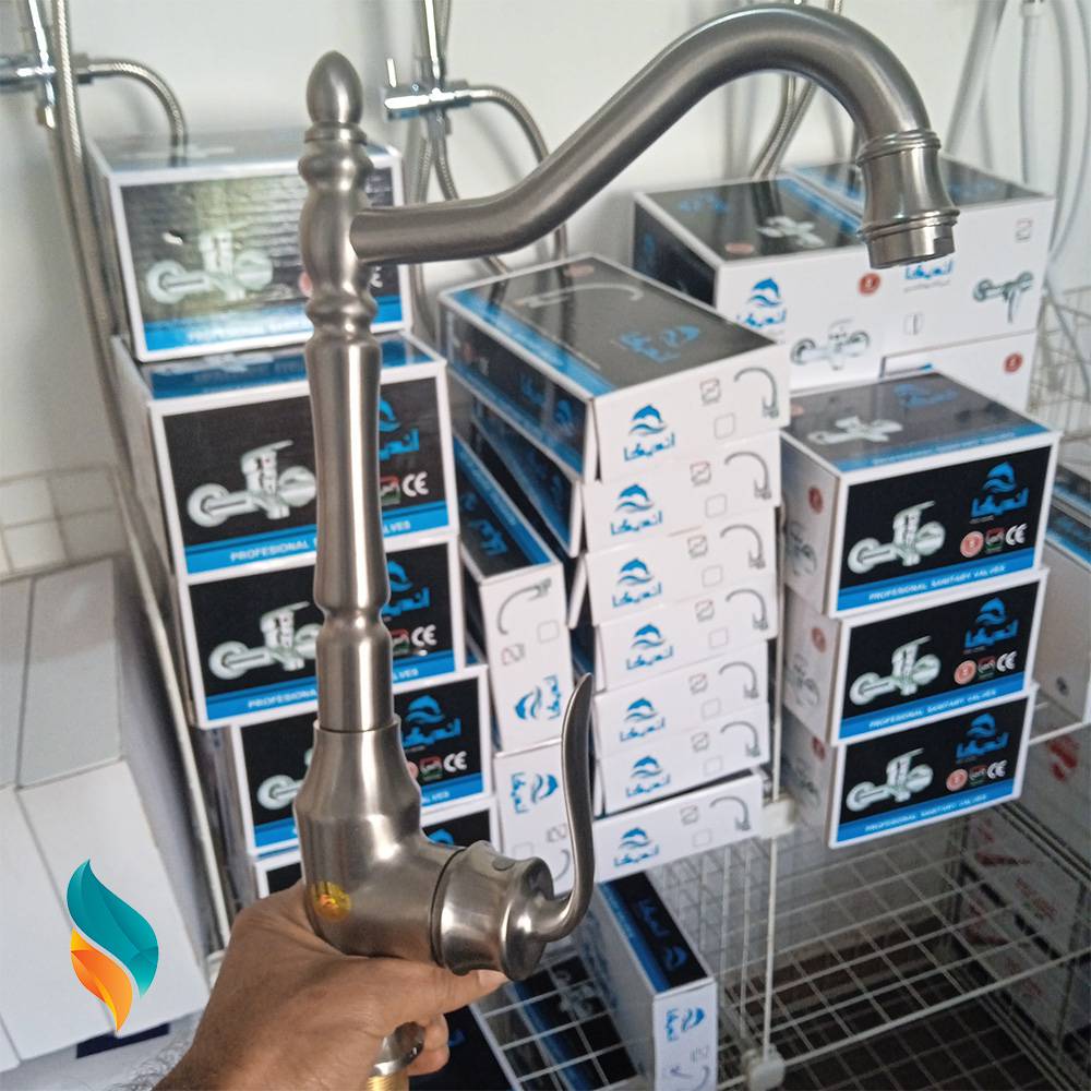 شیر ظرفشویی اندیکا مدل بامبو کروم مات