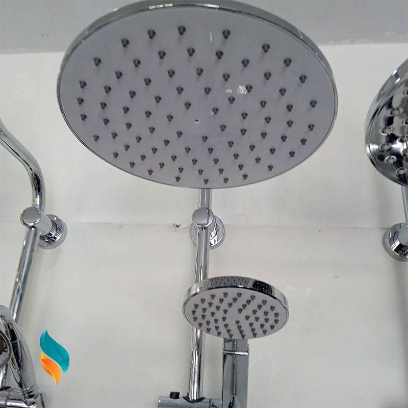 علم دوش مدل آب و هوا گرد رنگ کروم