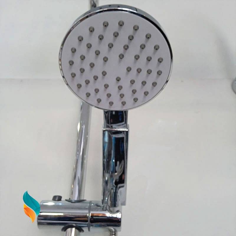 علم دوش مدل آب و هوا گرد رنگ کروم