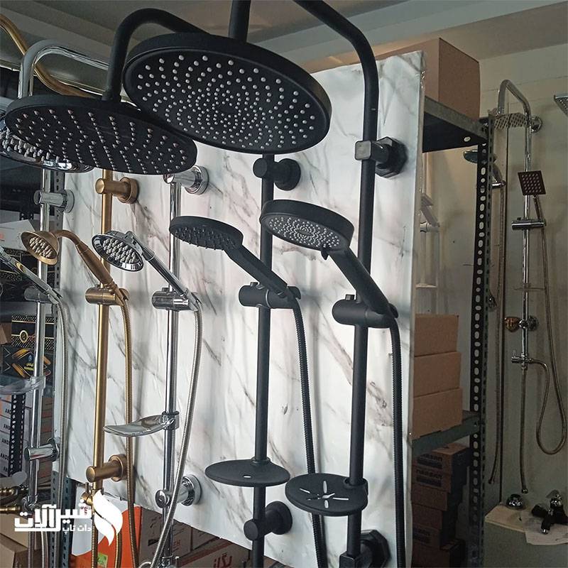 علم دوش مدل سیلوانا رنگ مشکی