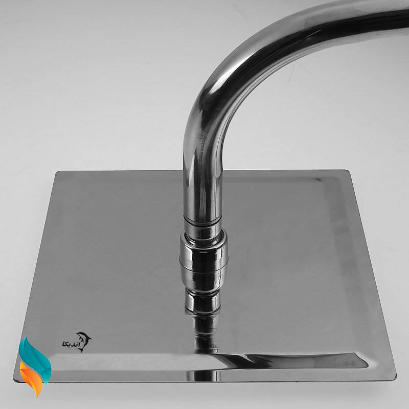 ست شیرآلات 9 عددی اندیکا مدل اردکی کروم با علم استیل