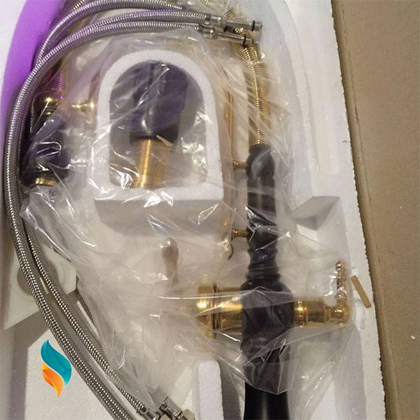 ظرفشویی فنری دومنظوره رنگ مشکی طلایی