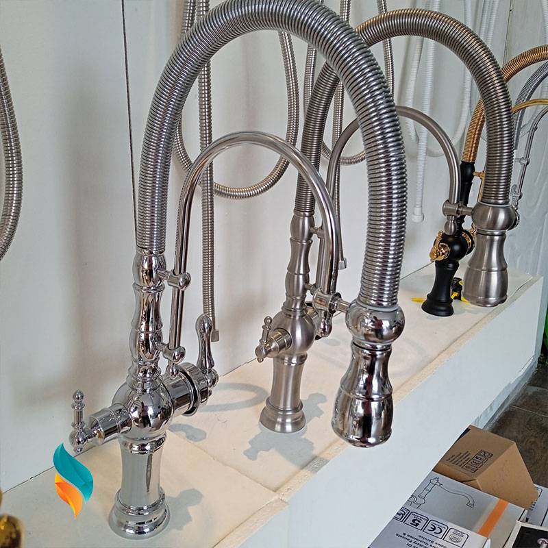 مشخصات، قیمت و خرید شیر آشپزخانه دو منظوره کروم مدل بیزانس پلاس