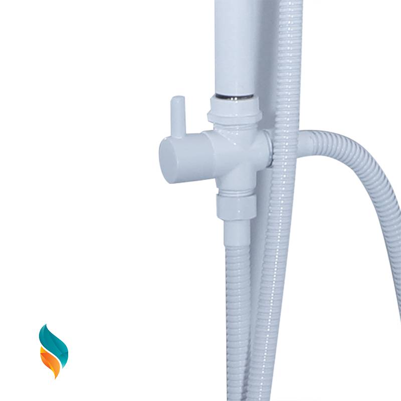 علم دوش مدل هلی شاتی رنگ کروم