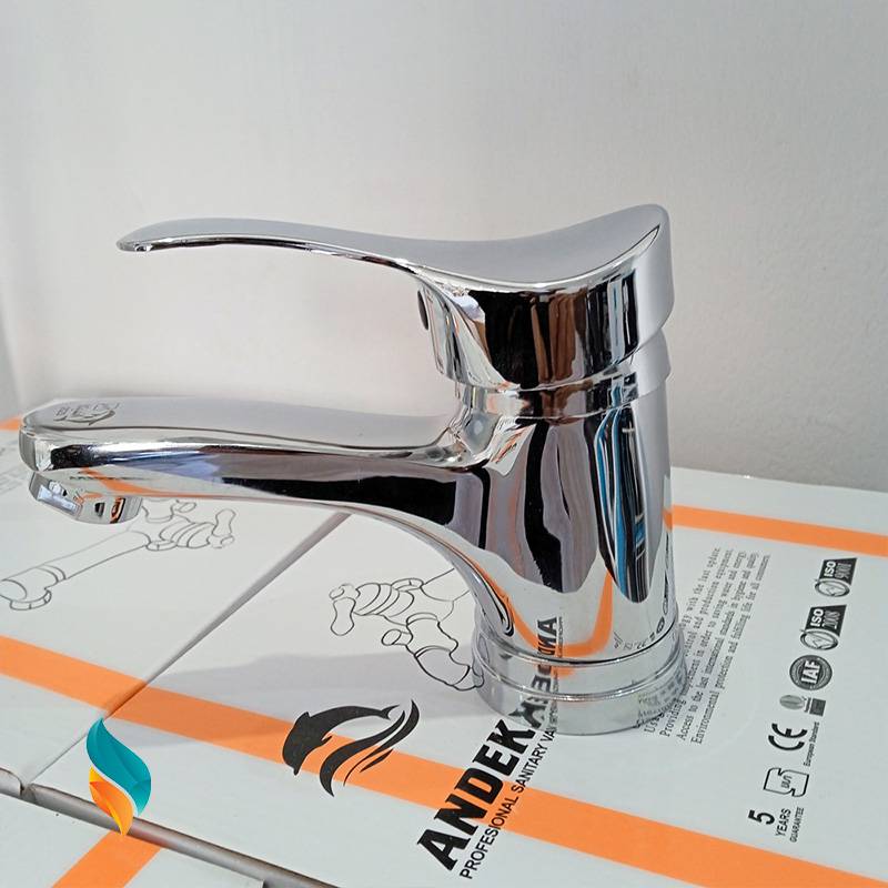 ست شیرآلات 9 عددی اندیکا مدل لاله کروم با علم استیل