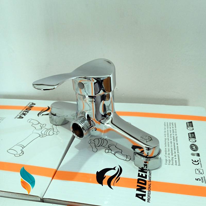 ست شیرآلات 9 عددی اندیکا مدل لاله کروم با علم استیل