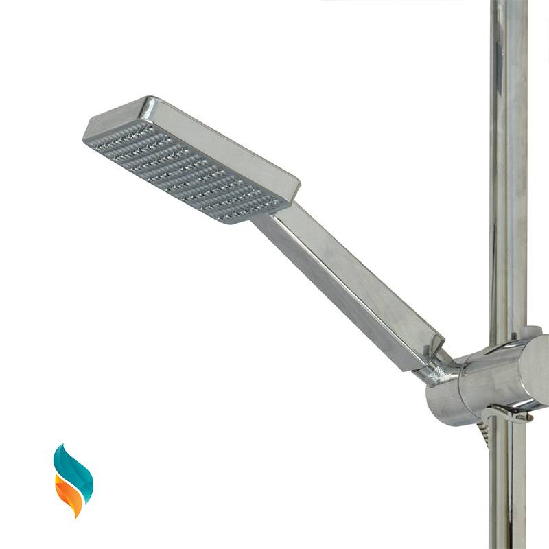 ست شیرآلات 9 عددی اندیکا مدل اردکی کروم با علم رسوبگیر