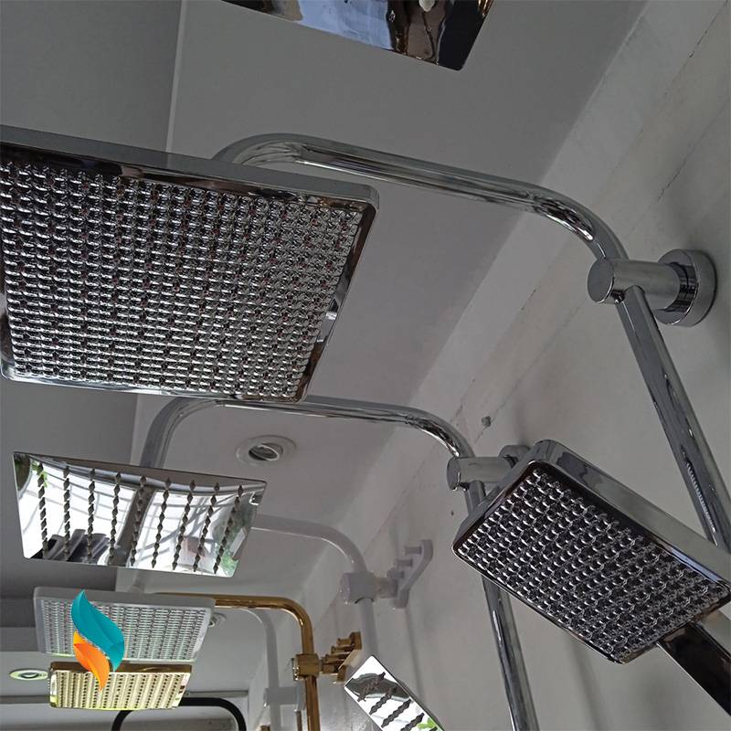 ست شیرآلات 9 عددی اندیکا مدل پانیز کروم همراه با روشویی و آفتابه اضافه با علم رسوبگیر اتومات