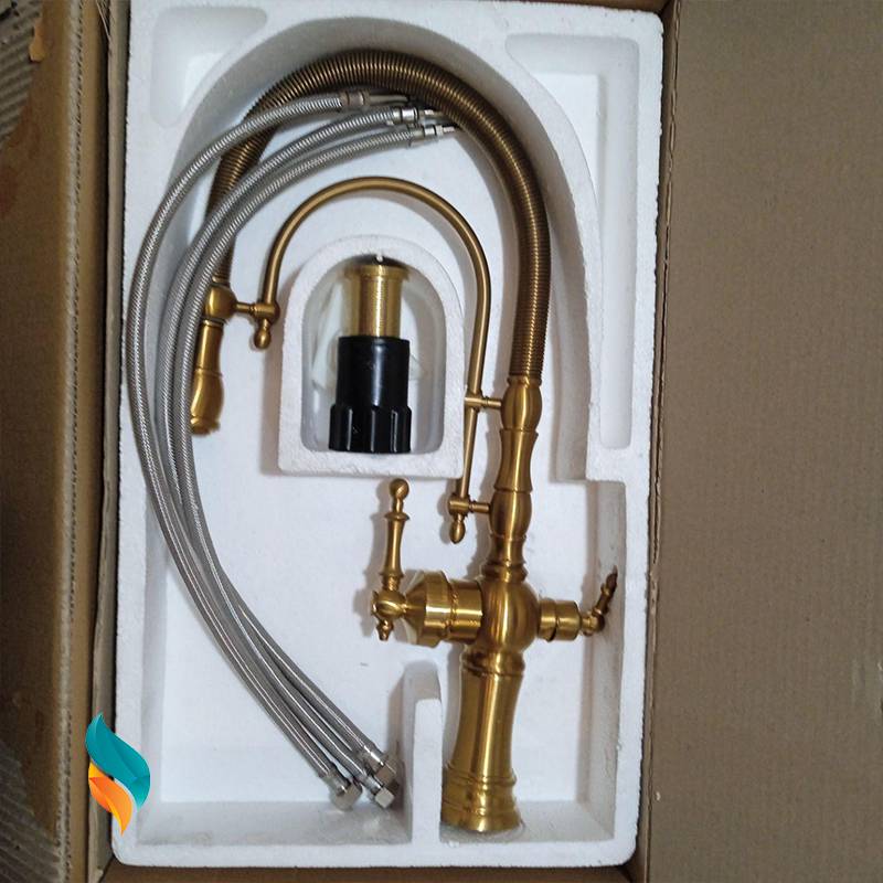 ظرفشویی دومنظوره فنری رنگ طلامات