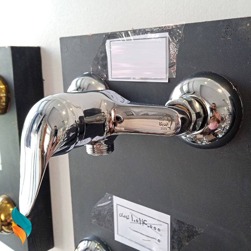 ست شیرآلات 9 عددی اندیکا مدل اردکی کروم با علم استیل