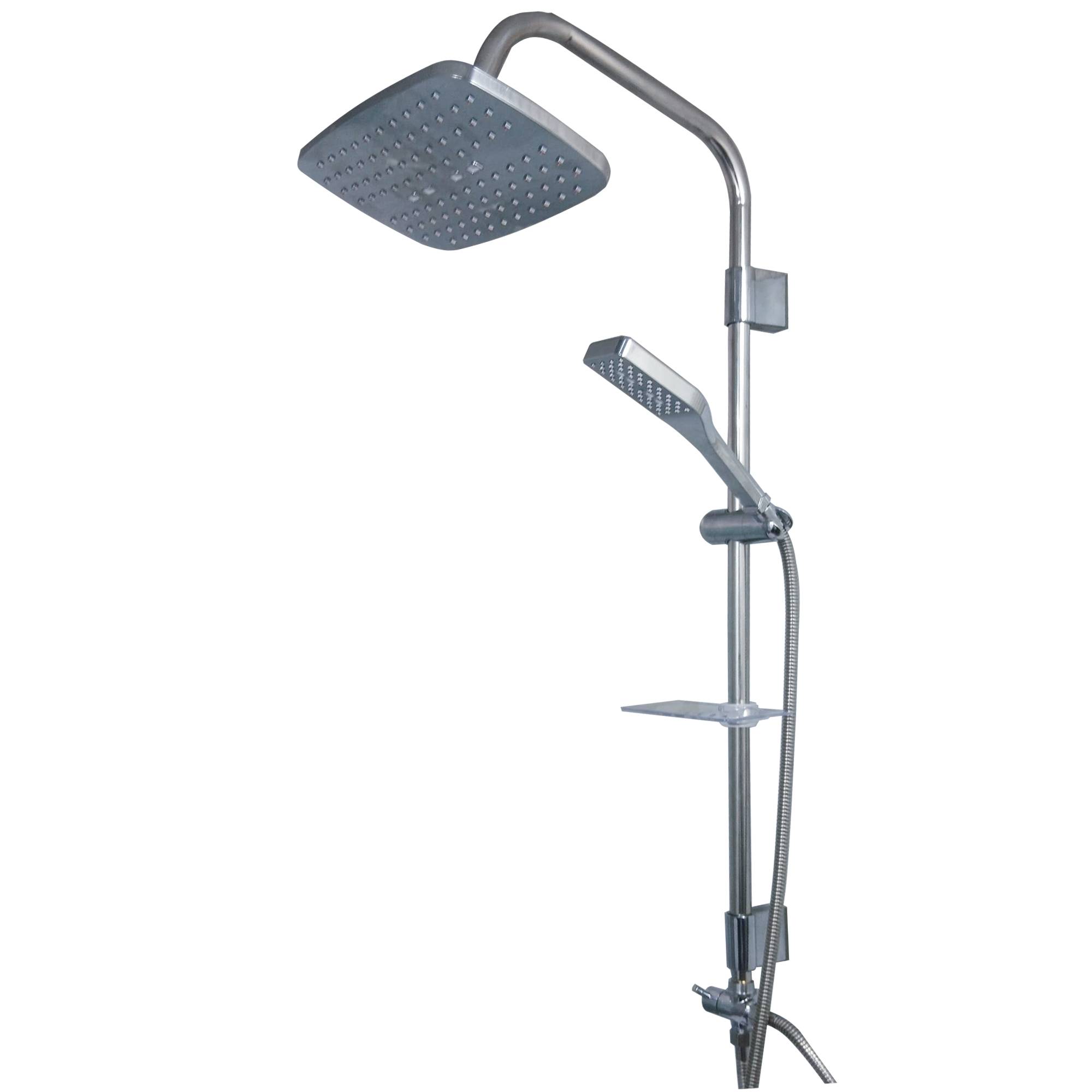 ست 8 عددی شیرآلات اهرمی اندیکا مدل الیزه با علم دوش رسوب گیر اتومات