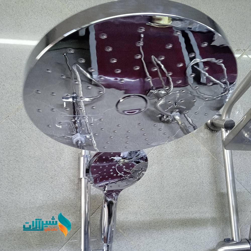 دوش حمام رسوبگیر اتومات گرد