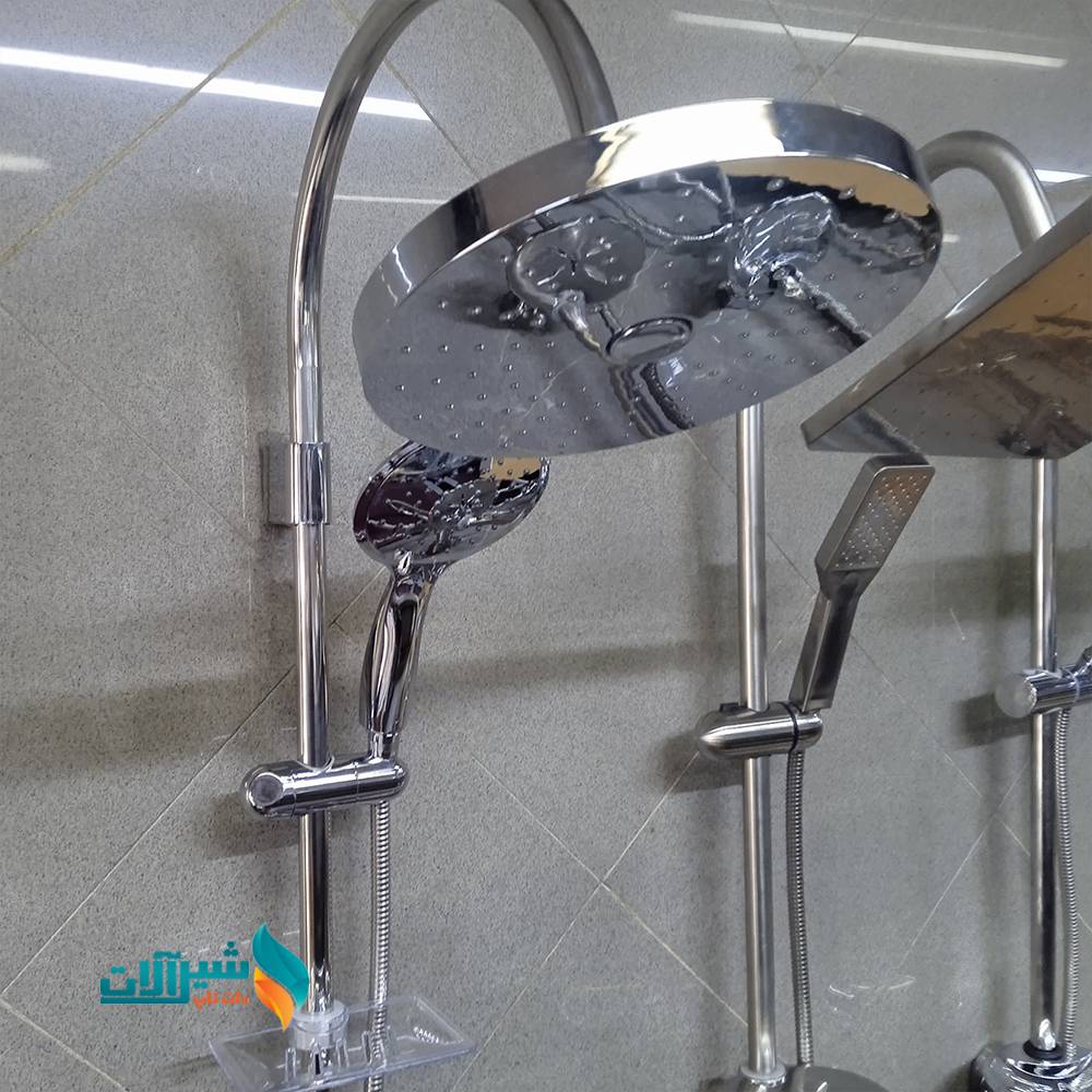 دوش حمام رسوبگیر اتومات گرد