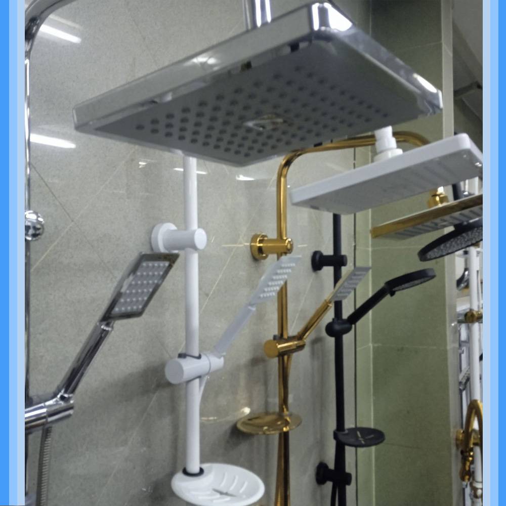 علم دوش حمام دوکاره مدل رسوبگیر دکمه ای