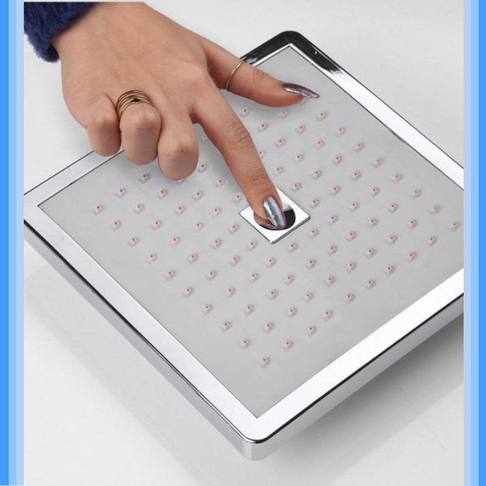 علم دوش حمام دوکاره مدل رسوبگیر دکمه ای