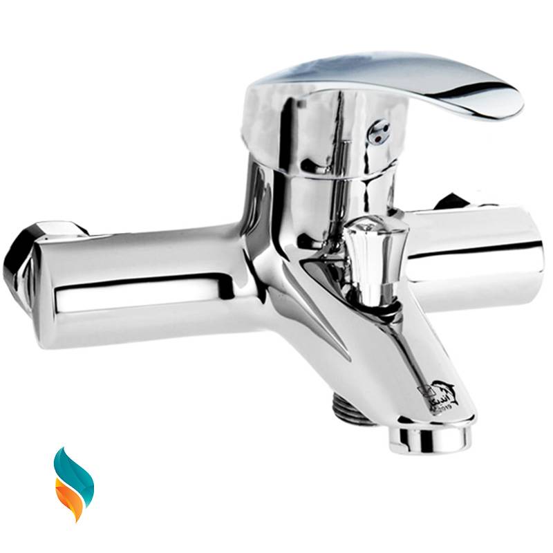 ست 9 عددی شیرآلات اهرمی اندیکا مدل پریا با علم دوش رسوب گیر اتومات مستطیل