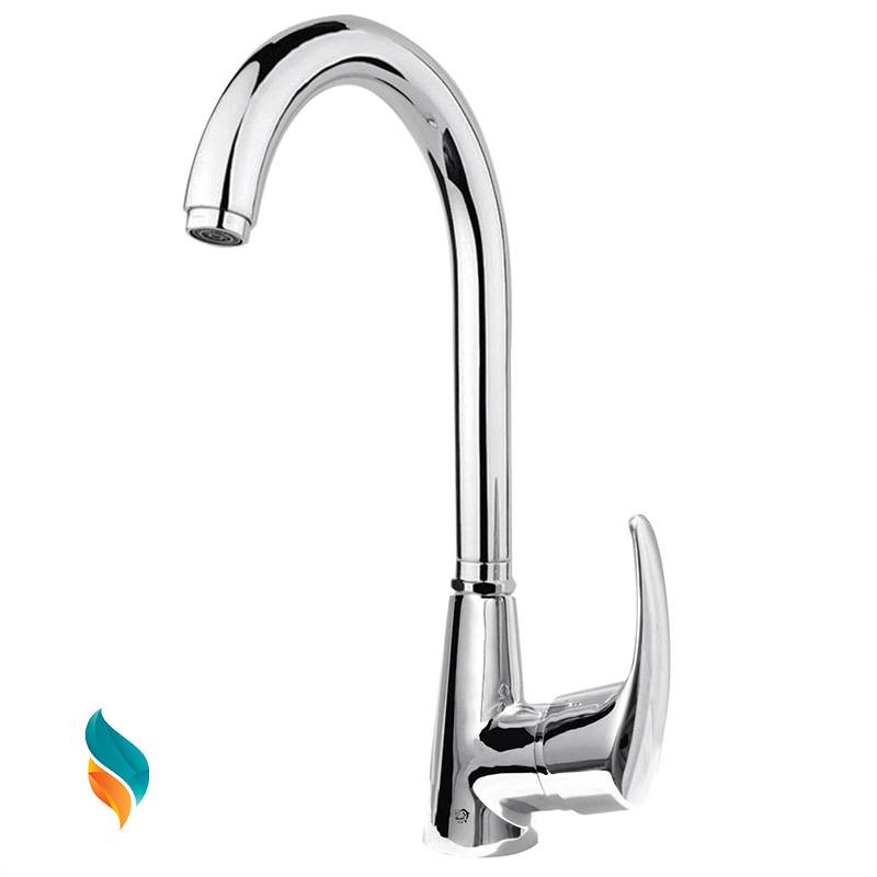 ست 5 عددی شیرآلات اهرمی اندیکا مدل پریا با شلنگ آفتابه