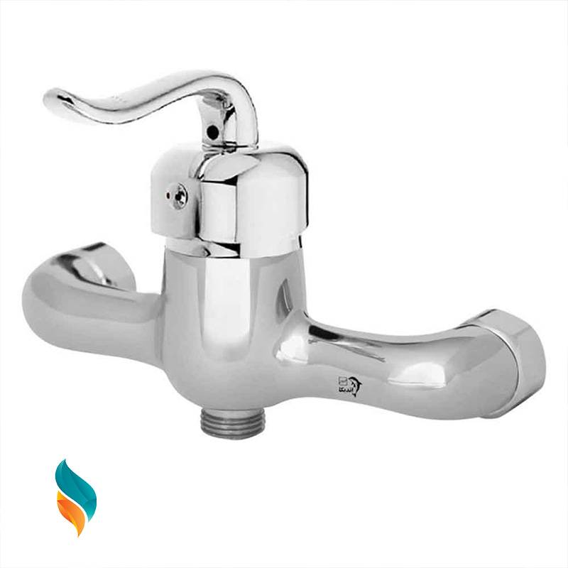 ست 9 عددی شیرآلات اهرمی اندیکا مدل روبیکا با علم دوش رسوب گیر اتومات مستطیل